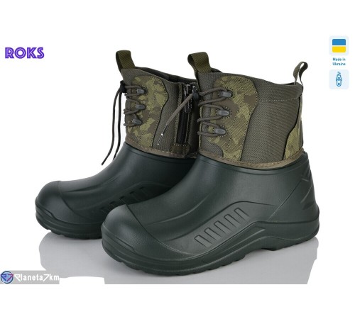 Чоловічі чоботи з піни на зиму (8 пар р.41-46) хакі  "Roks"