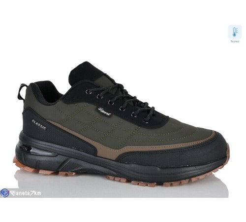 Кросівки чоловічі на зиму (6 пар р.46-49) зелений  "Normashoes"
