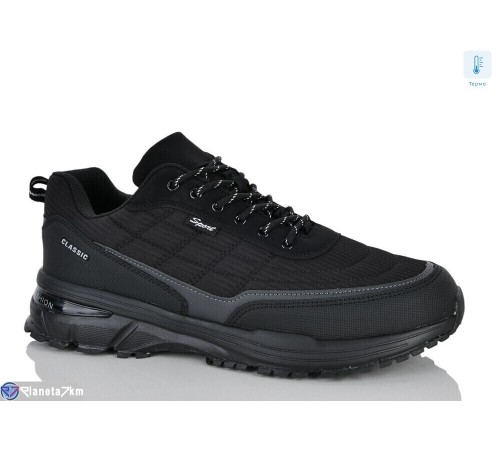 Кросівки чоловічі на зиму (6 пар р.46-49) чорний  "Normashoes"