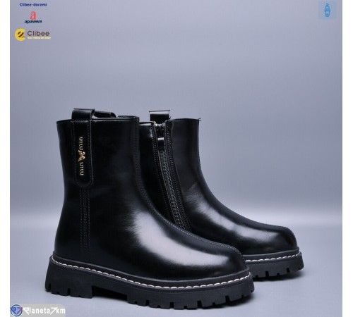 Черевики дитячі на зиму (8 пар р.31-36) чорний  "BELIES-D"