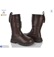 Дитячі чоботи на зиму (8 пар р.31-36) коричневий  "BELIES-D"