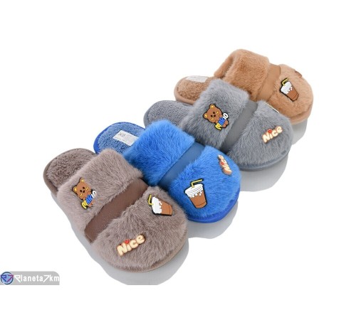 Тапки дитячі на зиму (12 пар р.30-35) мікс  "Melinda"