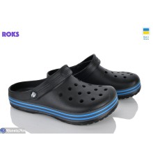 Кроки на літо (8 пар р.36-41) чорний  "Roks"
