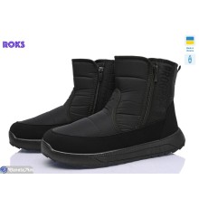 Дутики чоловічі на зиму (6 пар р.41-46) чорний  "Roks"