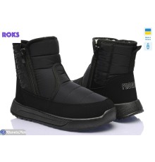 Дутики жіночі на зиму (6 пар р.37-42) чорний  "Roks"