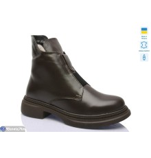 Черевики жіночі на зиму (6 пар р.37-41) коричневий  "LIKA"