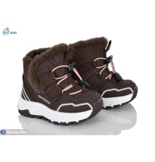 Черевики дитячі на зиму (8 пар р.22-27) коричневий  "BBT"