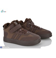Дитячі кросівки на зиму (8 пар р.32-37) коричневий  "BBT"