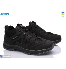 Кросівки чоловічі на весну/осінь (8 пар р.40-45) чорний  "LEOBAZA"