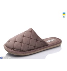 Тапки жіночі на весну/осінь (8 пар р.36-41) коричневий  "LUCKY"