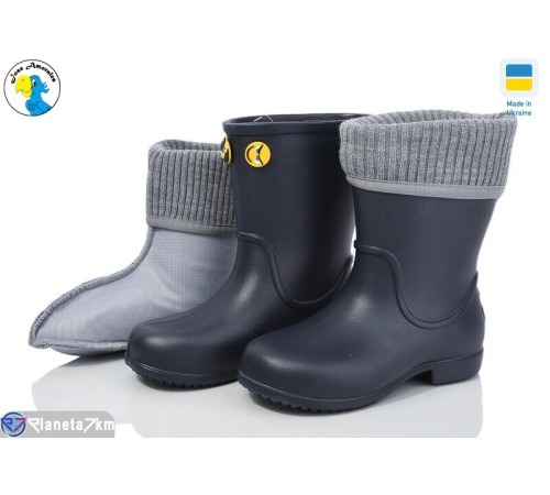 Дитячі чоботи з піни на весну/осінь (8 пар р.22-28) синій  "Jose Amorales"