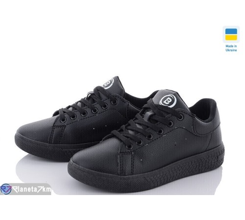 Кросівки жіночі на весну/осінь (6 пар р.36-41) чорний  "LEOBAZA"