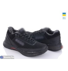 Кросівки чоловічі на зиму (8 пар р.40-45) чорний  "LEOBAZA"