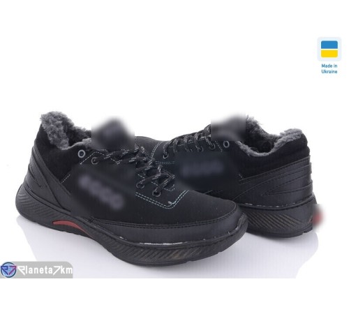 Кросівки чоловічі на зиму (8 пар р.40-45) чорний  "LEOBAZA"