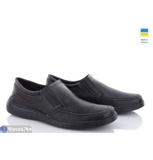 Туфлі чоловічі на весну/осінь (8 пар р.40-45) чорний  "LEOBAZA"