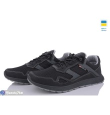 Кросівки чоловічі на весну/осінь (8 пар р.40-45) чорний  "LEOBAZA"