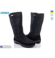 Дутики жіночі на зиму (6 пар р.39-42) чорний  "LEOBAZA"