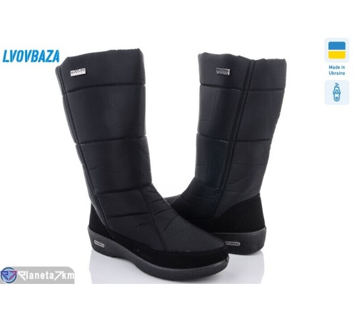 Дутики жіночі на зиму (6 пар р.39-42) чорний  "LEOBAZA"