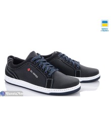 Кросівки чоловічі на весну/осінь (8 пар р.40-45) чорний  "LEOBAZA"