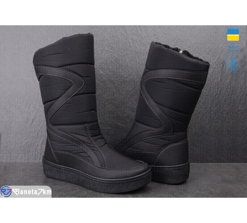 Чоботи жіночі на зиму (8 пар р.37-42) чорний "LEOBAZA" Чоботи жіночі на зиму (8 пар р.37-42) чорний "LEOBAZA"