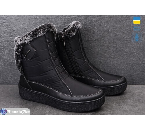 Дутики жіночі на зиму (8 пар р.37-42) чорний  "LEOBAZA"