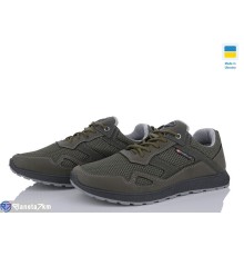 Кросівки чоловічі на весну/осінь (8 пар р.40-45) хакі  "LEOBAZA"
