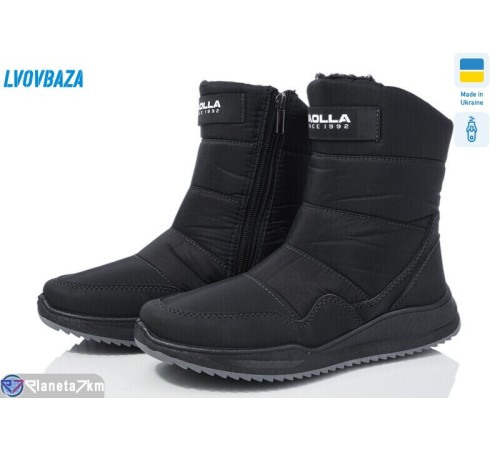 Дутики жіночі на зиму (8 пар р.37-42) чорний  "LEOBAZA" Дутики жіночі на зиму (8 пар р.37-42) чорний  "LEOBAZA"