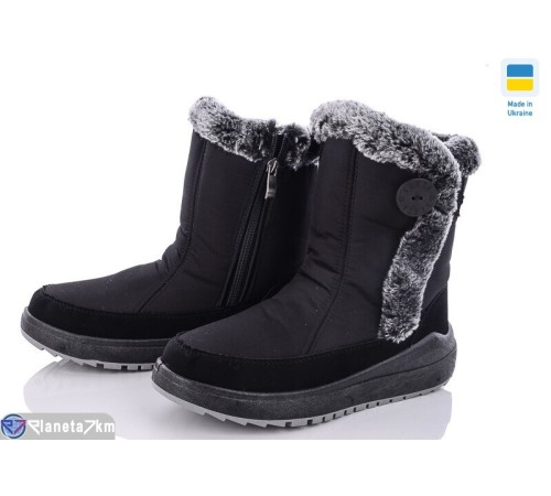 Дутики жіночі на зиму (6 пар р.38-41) чорний  "LEOBAZA"