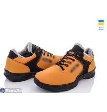 Кросівки чоловічі на зиму (8 пар р.40-45) рудий  "LEOBAZA"