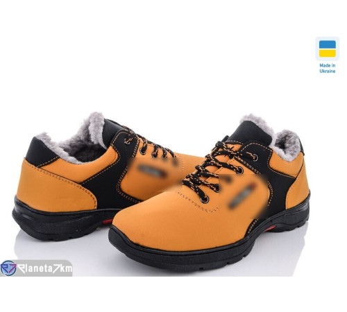 Кросівки чоловічі на зиму (8 пар р.40-45) рудий  "LEOBAZA"