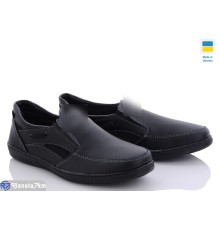 Туфлі чоловічі на весну/осінь (8 пар р.40-45) чорний  "LEOBAZA"