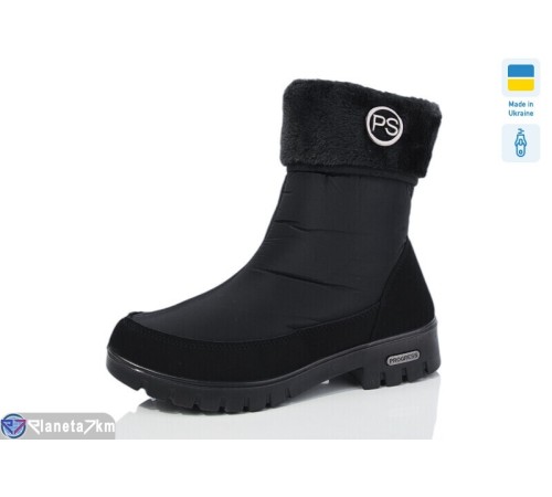 Дутики жіночі на зиму (6 пар р.37-41) чорний  "LOTTOS"