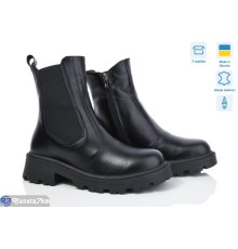 Черевики жіночі на зиму (6 пар р.37-40) чорний  "Linda"