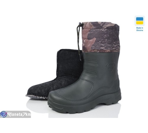Чоловічі чоботи з піни на зиму (6 пар р.41-45) зелений  "INPIRE" Чоловічі чоботи з піни на зиму (6 пар р.41-45) зелений  "INPIRE"