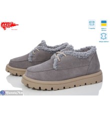 Туфлі жіночі на зиму (8 пар р.37-41) сірий  "ARTO"