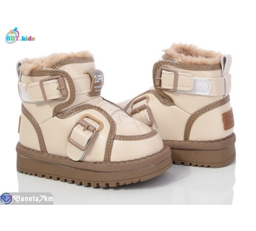 Черевики дитячі на зиму (8 пар р.21-25) бежевий  "BBT"