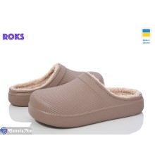 Калоші жіночі на зиму (8 пар р.37-40) коричневий  "Roks"