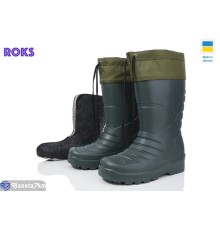 Чоловічі чоботи з піни на зиму (6 пар р.42-45) хакі  "Roks"