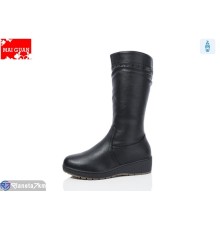 Чоботи жіночі на зиму (8 пар р.37-42) чорний  "Maiguan"