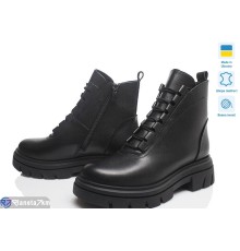Черевики жіночі на зиму (6 пар р.37-40) чорний  "TIMUS-OPT"