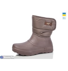 Жіночі чоботи з піни на зиму (8 пар р.37-41) коричневий  "LOTTOS"