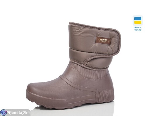 Жіночі чоботи з піни на зиму (8 пар р.37-41) коричневий  "LOTTOS"