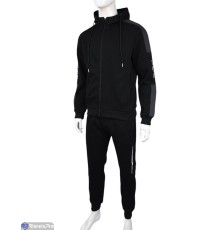 Спортивний костюм чоловічий на весну/осінь (5 шт. р.сетка L-4XL) чорний  "Mirella"