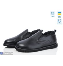 Туфлі жіночі на зиму (6 пар р.37-40) чорний  "Linda"