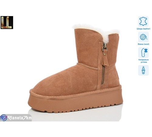 Уггі жіночі на зиму (8 пар р.36-41) camel  "Lilin" Уггі жіночі на зиму (8 пар р.36-41) camel  "Lilin"