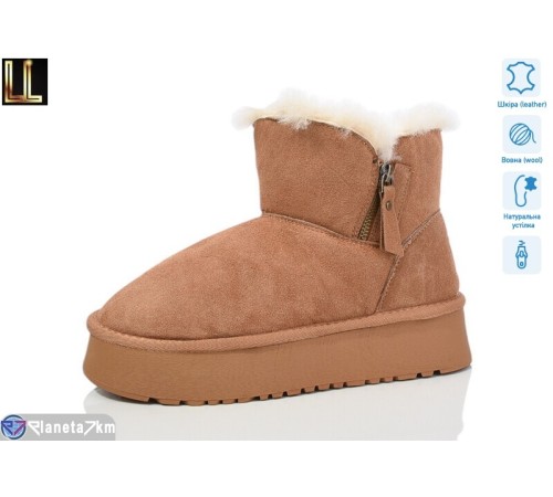 Уггі жіночі на зиму (8 пар р.36-41) camel "Lilin" Уггі жіночі на зиму (8 пар р.36-41) camel "Lilin"