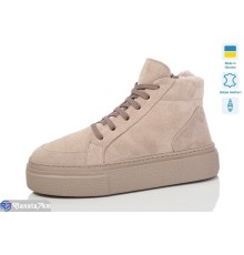 Черевики жіночі на зиму (6 пар р.36-40) бежевий  "Marmilad"