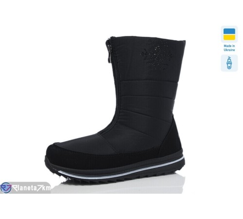 Дутики жіночі на зиму (6 пар р.38-42) чорний  "LOTTOS"