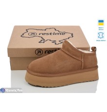 Уггі жіночі на зиму (8 пар р.36-41) camel  "Restime"