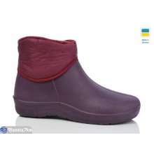 Жіночі чоботи з піни на весну/осінь (8 пар р.37-42) бордовий  "SALIN"